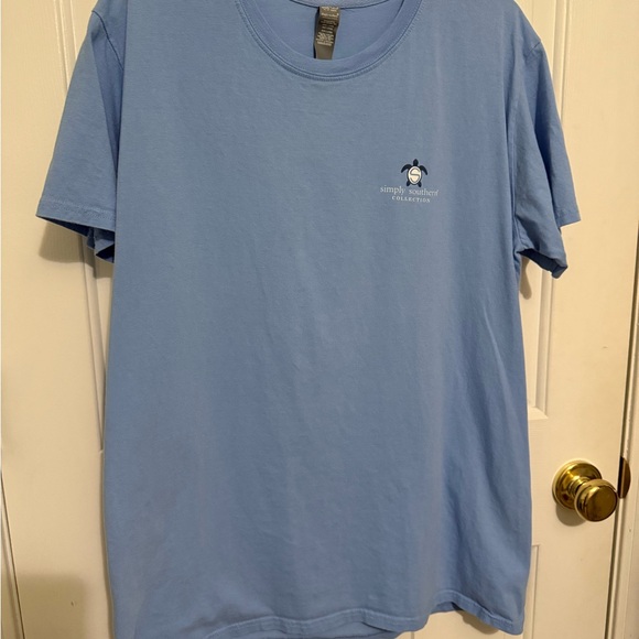 Simply Southern Light Blue Short Sleeve Tee *GOOD USED CONDITION* - Picture 1 of 5